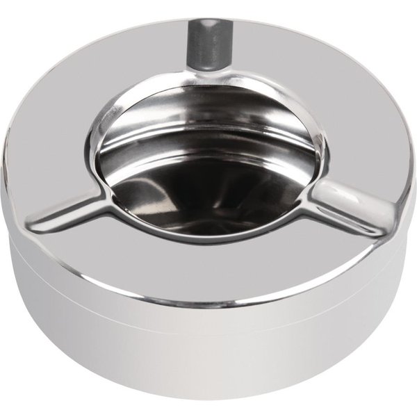 Olympia Stainless Steel Windproof Ashtray 90mm (6 pack)