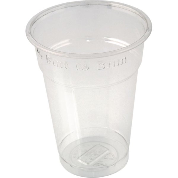 Huhtamaki Disposable Half Pint to Brim Tumblers UKCA CE Marked (Pack of 1000)