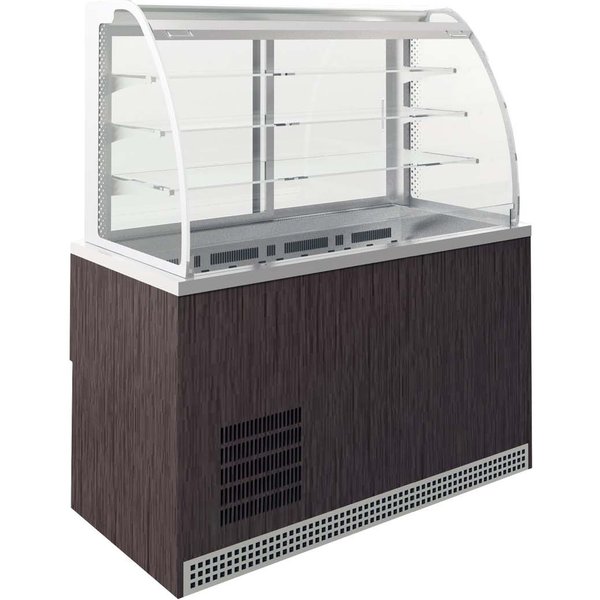 Emainox Self Supreme 8087393 - 3 Shelves + 5 x 1/1gn Refrigerated Grab & Go display with dolewell
