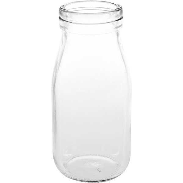 Olympia Glass Milk Bottles 200ml (Pack of 12)
