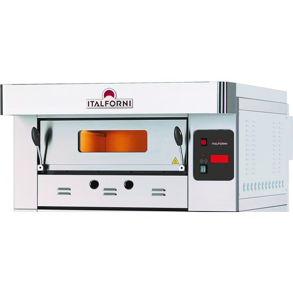 Italforni EGA-1 Heavy duty single deck gas pizza oven - 4 x 12" Pizzas