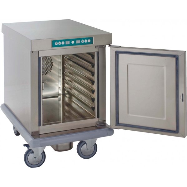 Emainox 8110100 - 7 x 1/1gn Mobile Undercounter fan assisted heated holding cabinet - with humidity