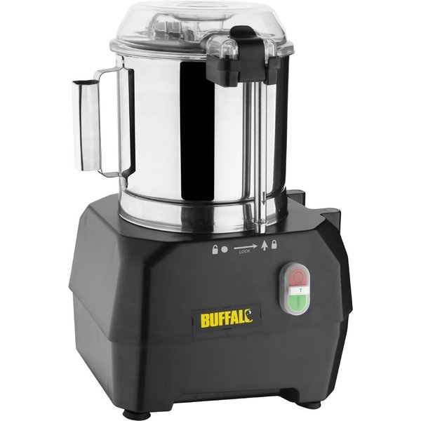Buffalo 5Ltr Bowl Cutter and Veg Prep Attachment with 4x Discs