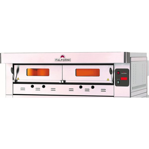 Italforni EGC-1 Heavy duty single deck gas pizza oven - 12 x 12" Pizzas