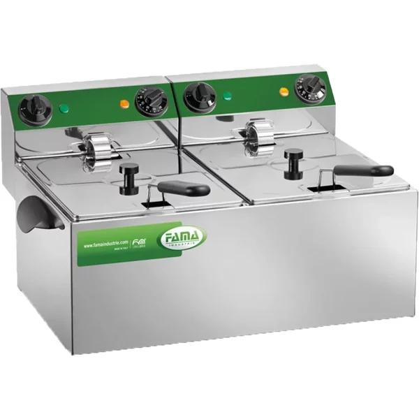 Fama MFR 280 8+8 Litre Double Basket Electric Fryer, 3.25kW