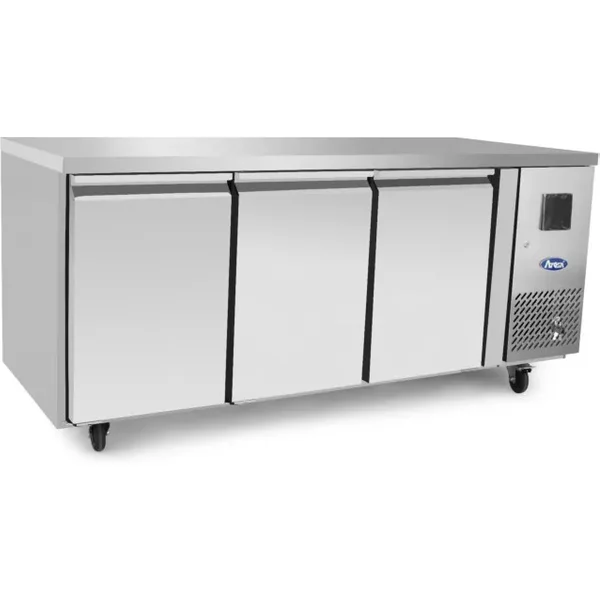 Atosa EPF3432HD Three Door Table Fridge 334ltrs