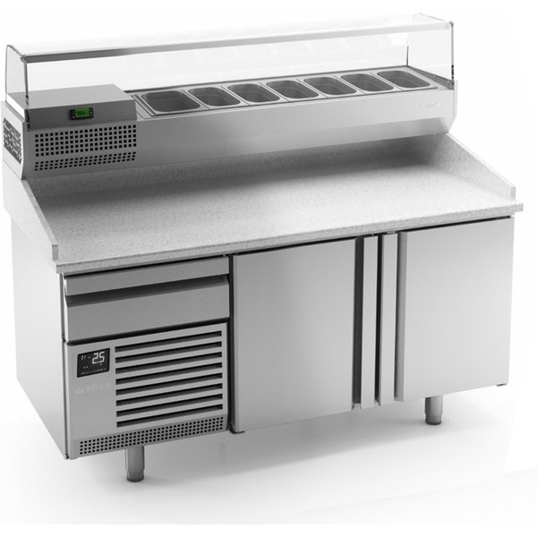 INFRICO 2 Door Pizza Prep Counter 485L