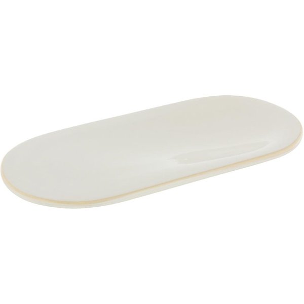 Playground Bread & Bite Beige Oval Plates 220x100mm (6 Pack)