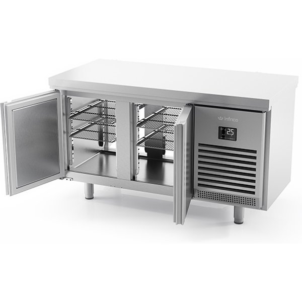INFRICO 2 Door 800mm Depth Pass Thru Counter 385L