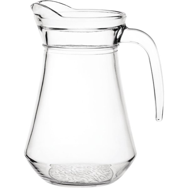 Olympia Glass Jugs 1Ltr (Pack of 6)