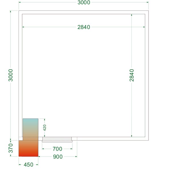 Tefcold CRPF3030 Chiller Room
