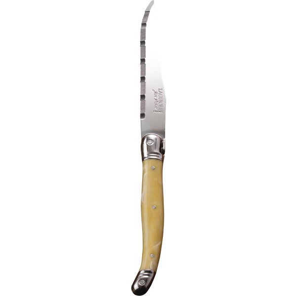 Laguiole Serrated Steak Knives Horn Handle (6 Pack)