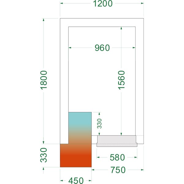Tefcold CRNF1218 Freezer Room