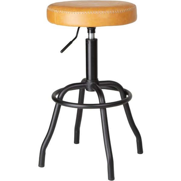 Bolero Brooklyn PU High Bar Stool - Caramel