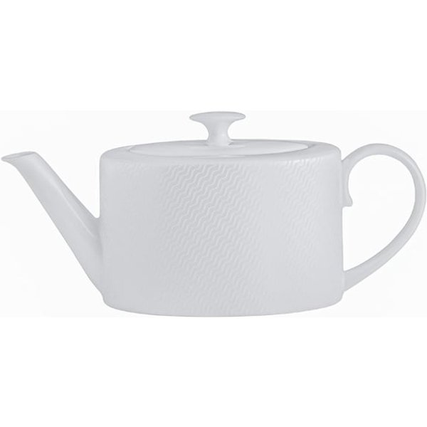 William Edwards Lahari Coupe 2-Cup Oval Teapots 550ml (6 Pack)