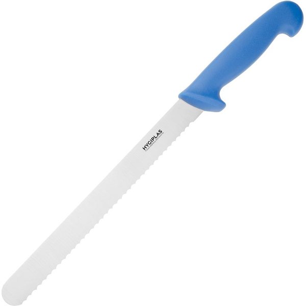 Hygiplas Slicer Serrated Blue 24.8cm