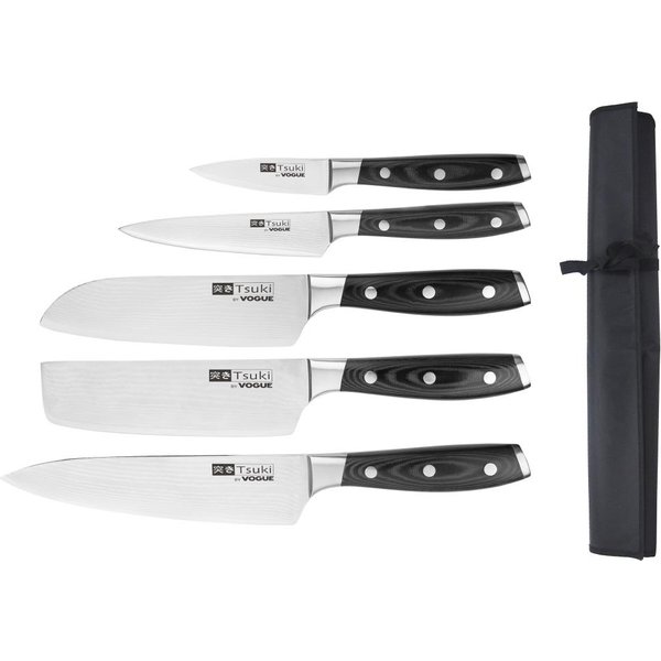 Vogue Tsuki 5-Piece Knife Set & Wallet Series 7