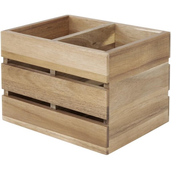 Olympia Table Organiser Acacia Wood 210x160x150mm