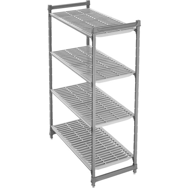 Cambro Camshelving Basics Plus 4 Tier Shelving Starter Unit 1630 x 1525 x 460mm
