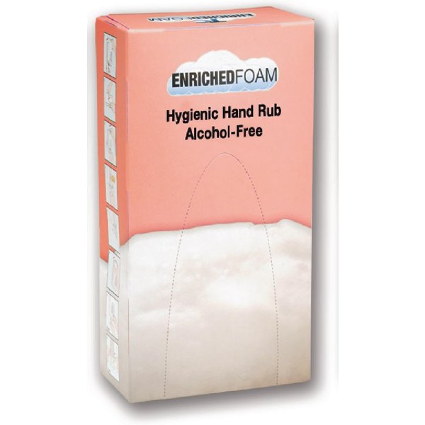 Rubbermaid Manual Unperfumed Foam Alcohol-Free Hand Sanitiser 800ml (6 Pack)