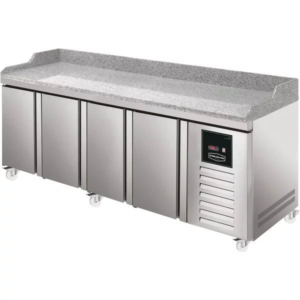 Sterling Pro Green SPI-7-225-40-GR 4 Door Granite Fridge Counter, 615 Litres