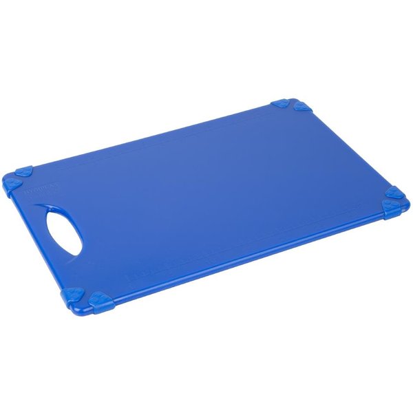 Hygiplas Commercial Grip Chopping Board Blue 458x306mm