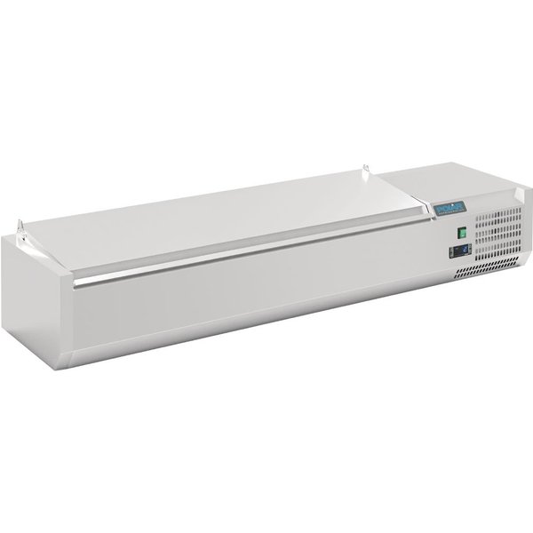 Polar G-Series Countertop Prep Fridge with Lid 6x 1/4GN