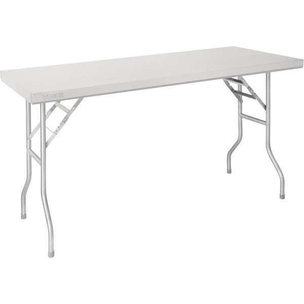 Vogue Stainless Steel Folding Work Table 1220x610x780mm