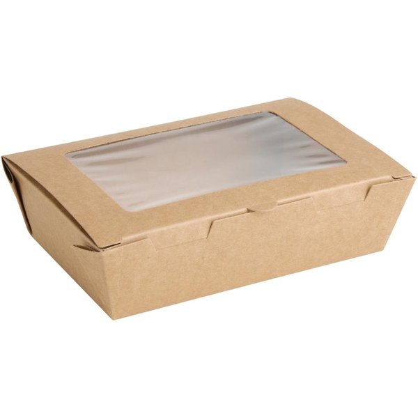 Fiesta Salad Box with PET Window 700ml (200 pack)