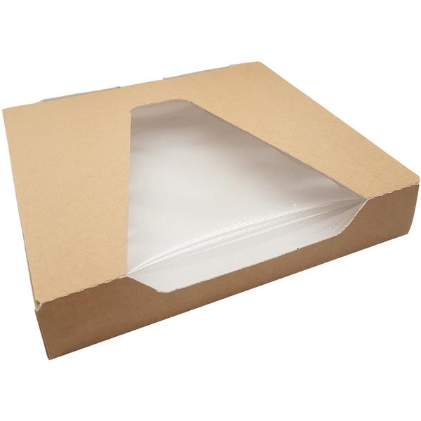 Huhtamaki Taste Quarter Pizza Box with Window and Vents (325 Pack)