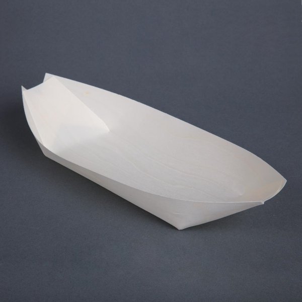 Fiesta Compostable Wooden Sushi Boats Large 250mm (100 pack)