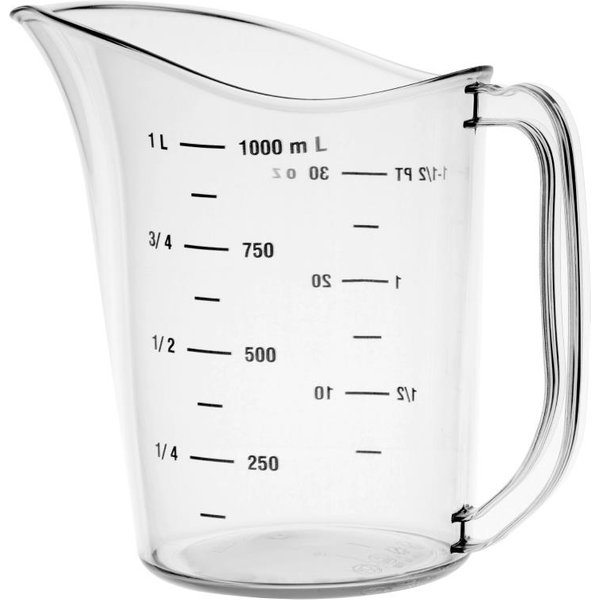 Vogue Polycarbonate Measuring Jug 1Ltr