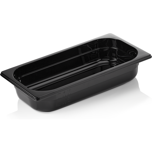 Was Germany GN Container Black Polycarbonate 1/3-65 mm