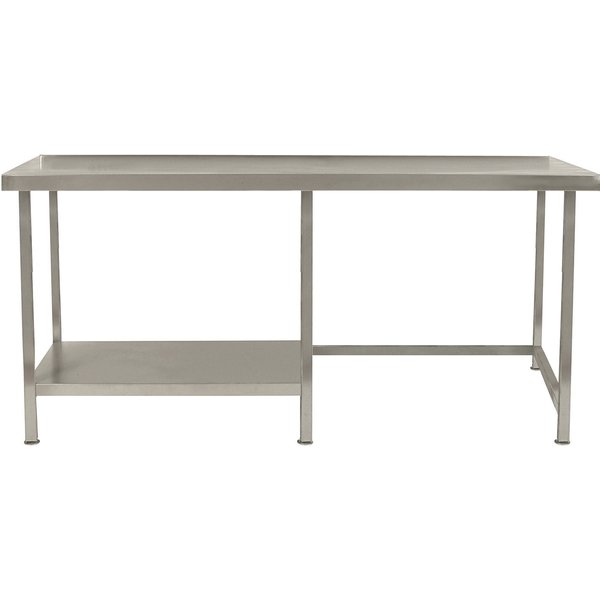 Parry TABHL - Stainless Steel Table With Part Undershelf Left Hand Side 900 x 1200 x 700