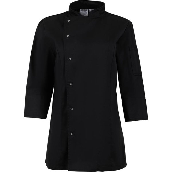 Whites Ladies Fitted Chef Jacket Black S