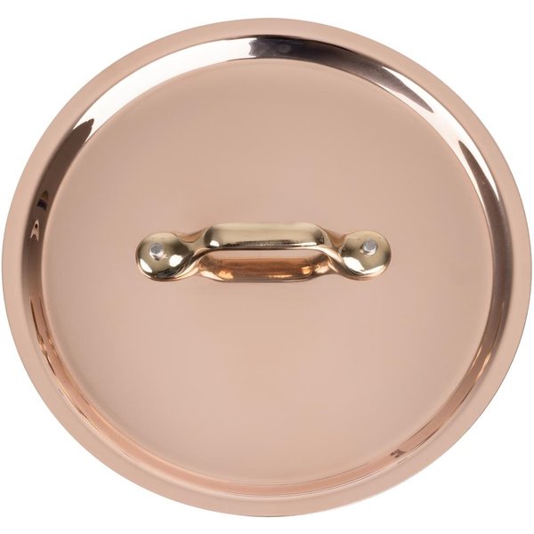 De Buyer Inocuivre Lid with Brass Handle 16cm