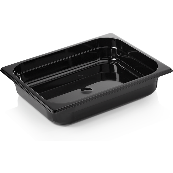 Was Germany GN Container Black Polycarbonate 1/2-065 mm
