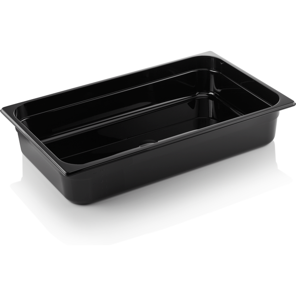 Was Germany GN Container Black Polycarbonate 1/1-100 mm