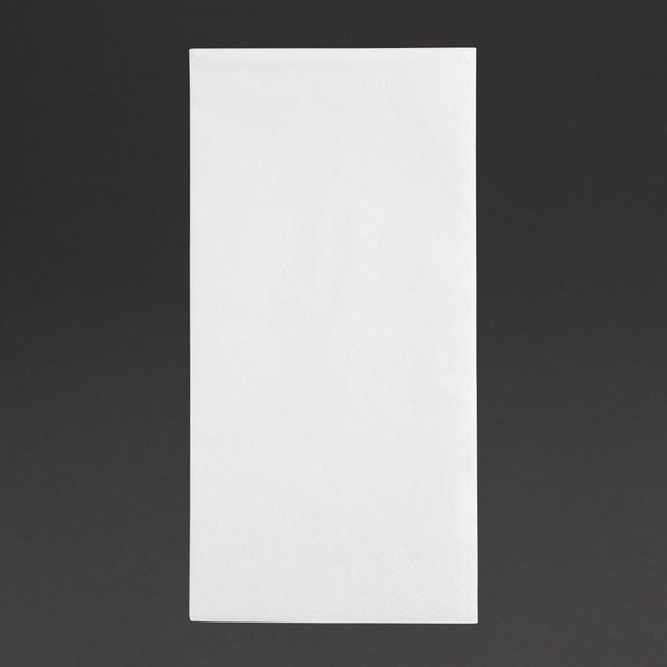 Fiesta Recyclable Dinner Napkin White 40x40cm 2ply 1/8 Fold (Pack of 2000)