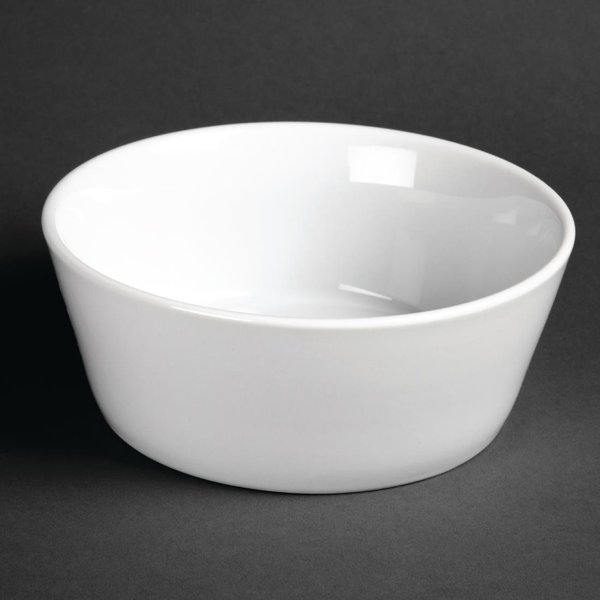 Olympia Whiteware Sloping Edge Bowls 150mm (12 Pack)
