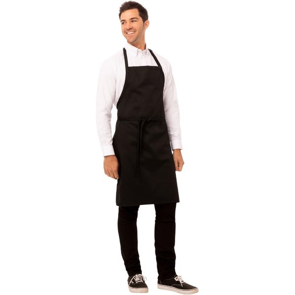 Chef Works Bib Apron Black