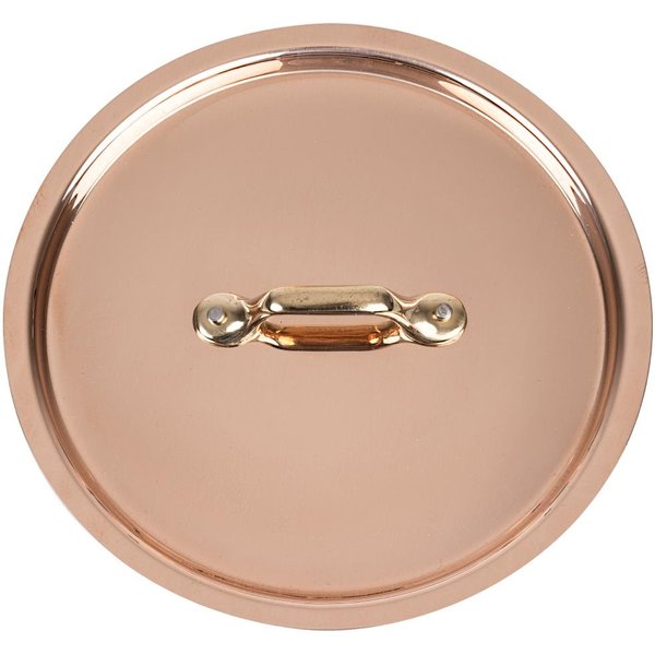 De Buyer Inocuivre Lid with Brass Handle 18cm