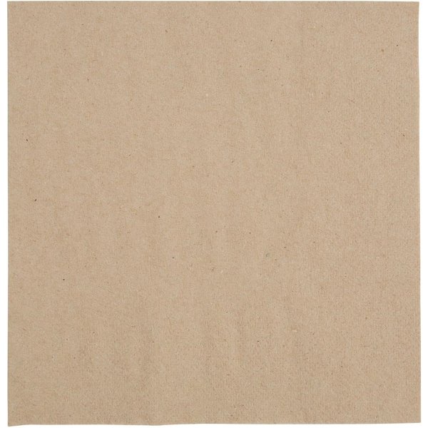 Fiesta Recyclable Recycled Lunch Napkin Kraft 33x33cm 2ply 1/4 Fold (2000 Pack)