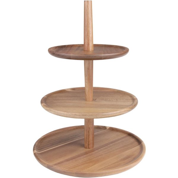 Olympia Acacia 3-Tier Stand 305(Ø) x 395(H)mm