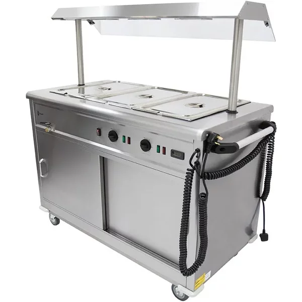 Parry MSB12G - Mobile Bain Marie Servery With Gantry
