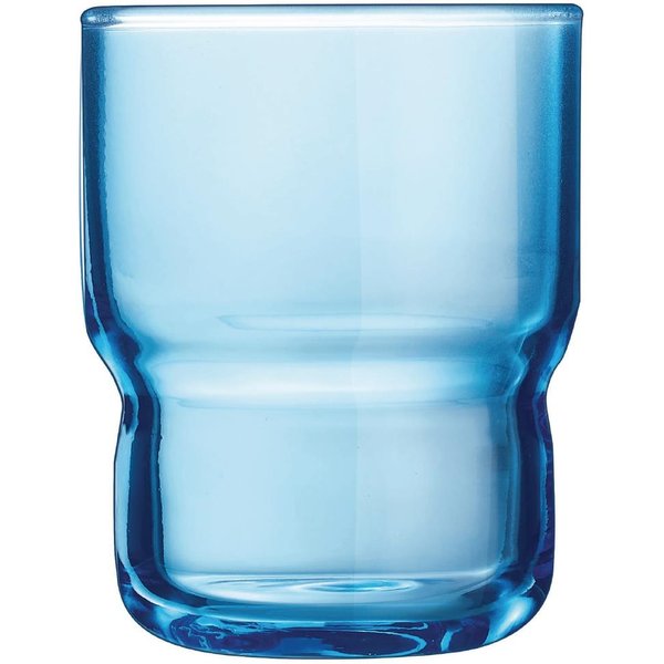 Arcoroc Log Brush Blue Tumblers 160ml (48 Pack)