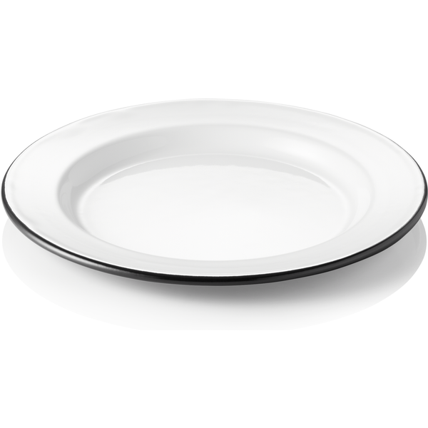 Grace Plate Enamel Flat Dia 20 cm