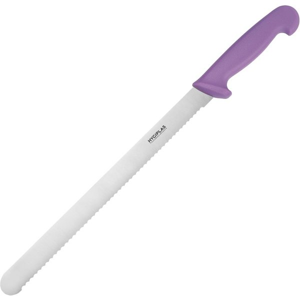 Hygiplas Slicer Serrated Purple 30cm