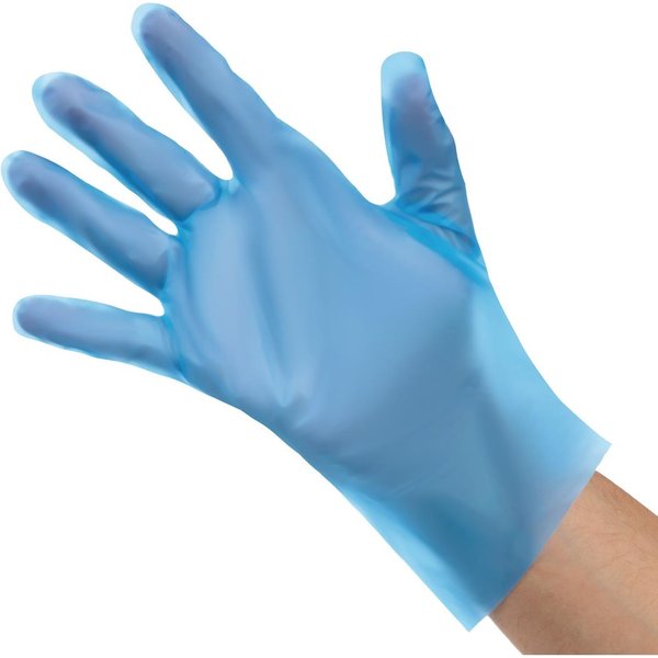 Nisbets Essentials Powder-Free TPE Gloves Blue S (Pack of 200)