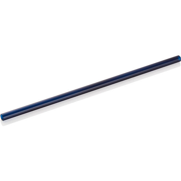 Nocturn Glass Drinking Straw Set 23 cm Blue Pack of 50
